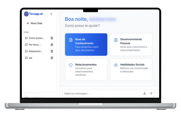 Interface do Terapp.ai